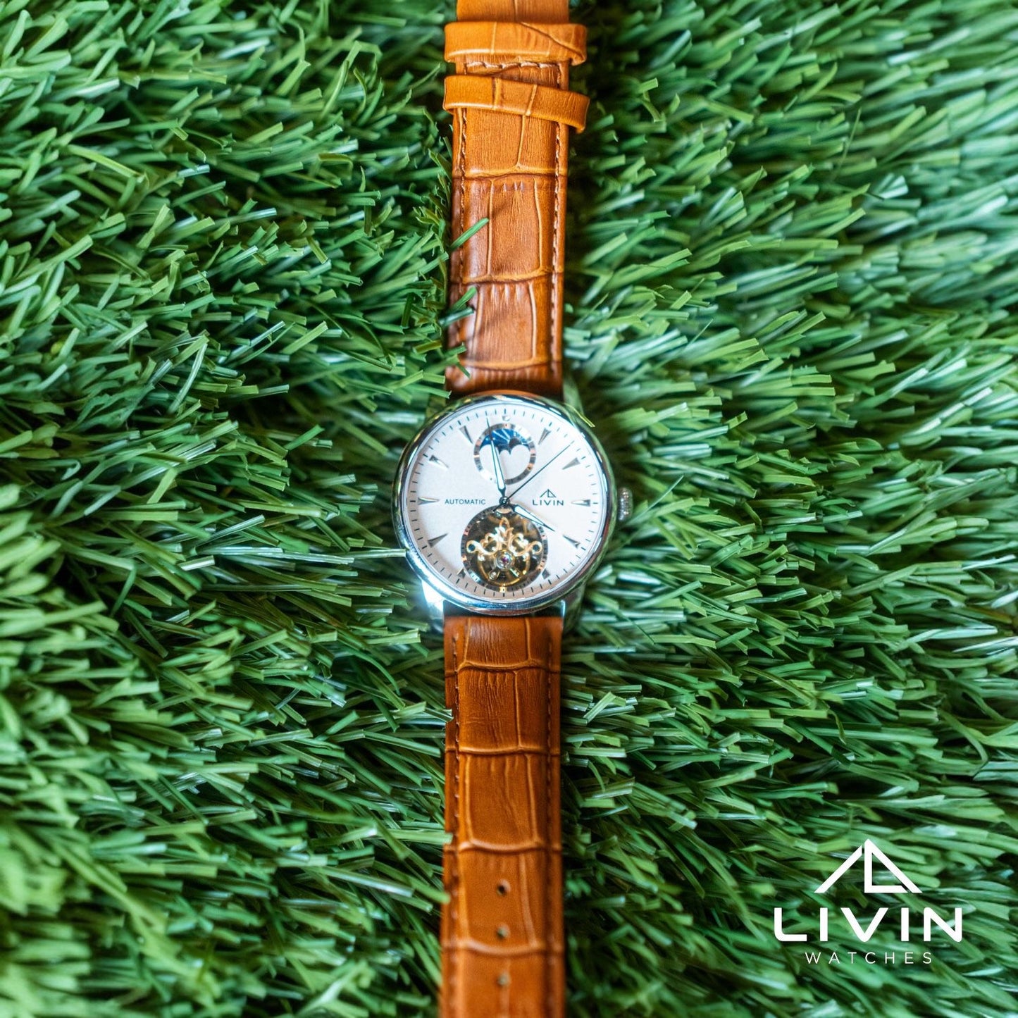Diplomat Brown Leather Band